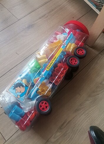 Beden LEGO blokları iri parçalı brick blok kutulu temiz 57 parça