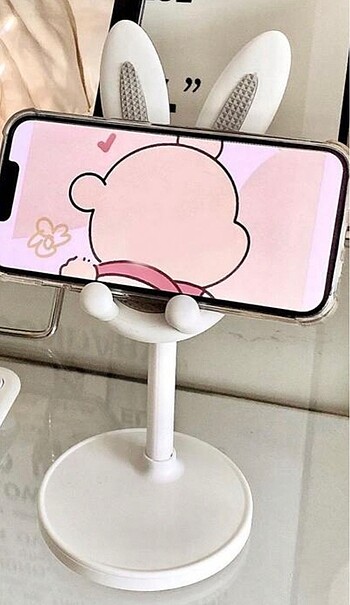 1 adet beyaz telefon tutucusu