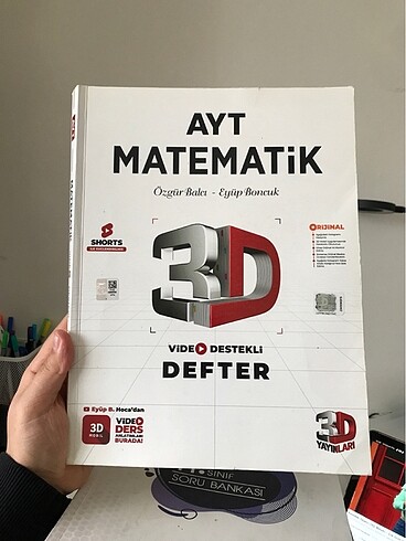 3D AYT MATEMATİK VİDEO DESTEKLİ DEFTER (Eyüp Boncuk-Özgür Balcı)