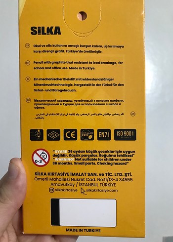 Silka Kurşun Kalem 12'li Paket - Görsel 2