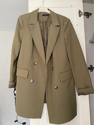 s Beden haki Renk Blazer ceket
