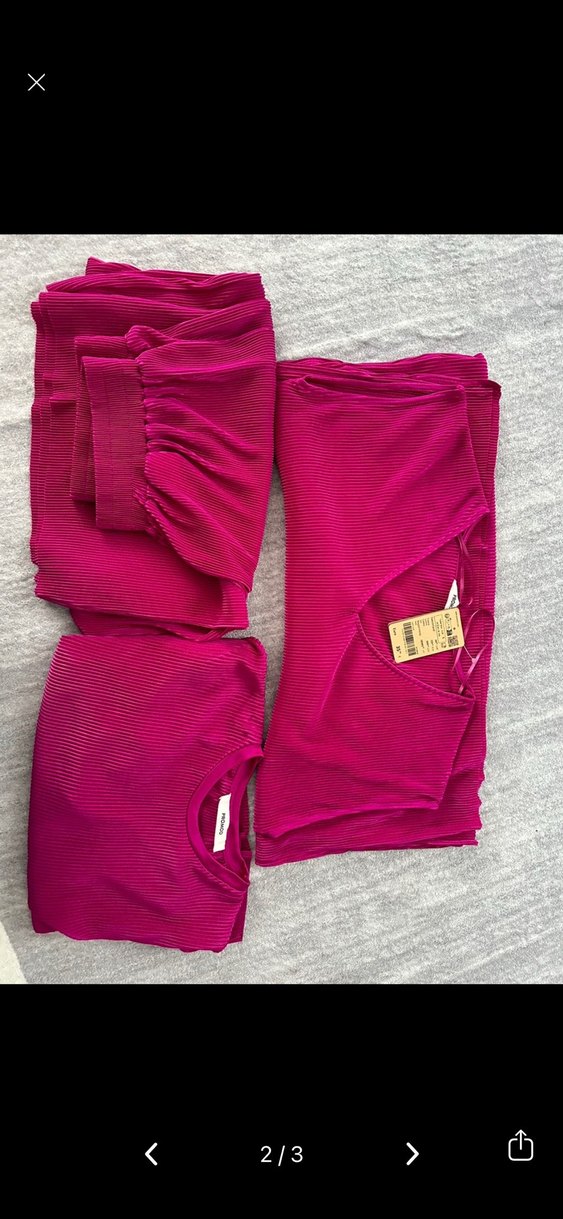 Kadın 3 lü Takım - Pembe - Görsel 2