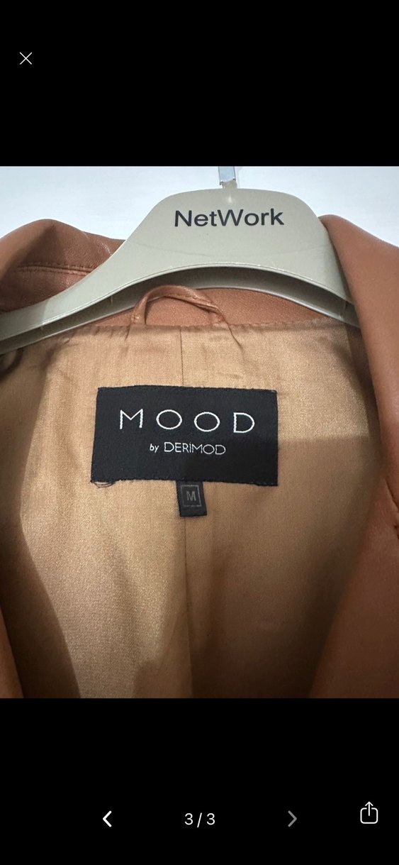 Kadın derimod deri ceket - Görsel 3