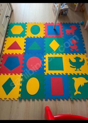 Çocuklar İçin Renkli Plastik Oyun Matı - Görsel 2