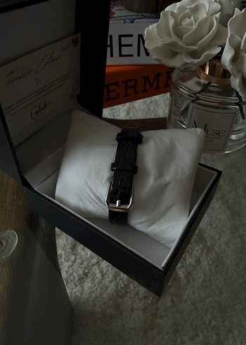 Cartier Klasik Siyah Kayışlı Kadın Saat - Görsel 6