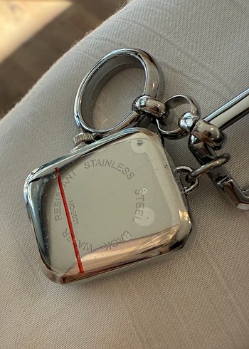 Chanel Zincir Detaylı Siyah Kadın Saat - Görsel 3