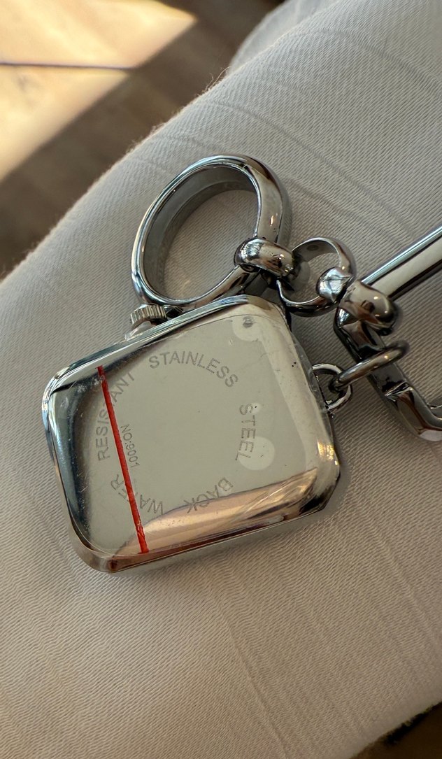 Chanel Zincir Detaylı Siyah Kadın Saat - Görsel 3