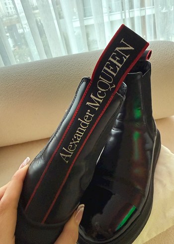 Siyah Alexander McQUEEN bot - Görsel 5