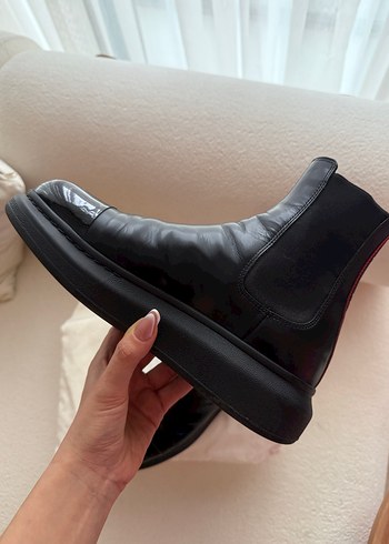 Siyah Alexander McQUEEN bot - Görsel 3