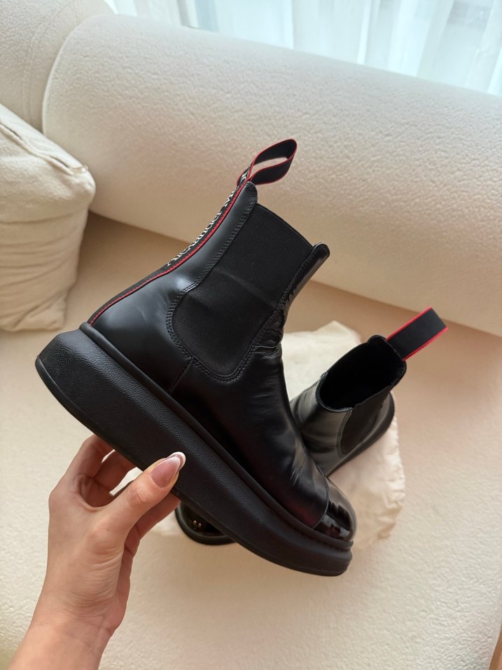 Siyah Alexander McQUEEN bot - Görsel 2