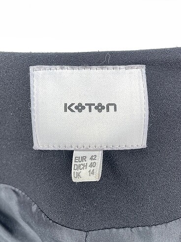 42 Beden siyah Renk Koton Blazer %70 İndirimli.