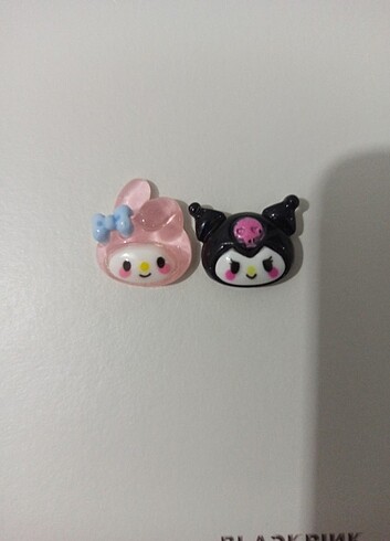 diğer Beden Kuromi ve My melodi mini figur