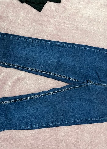 Addax Koyu Mavi Dar Kesim Denim Jean