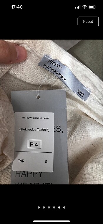 36 Beden camel Renk Zara tulum