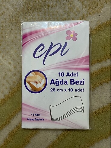Ağda bezi ve 1 adet spatula