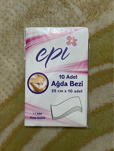 Diğer Ağda bezi ve 1 adet spatula