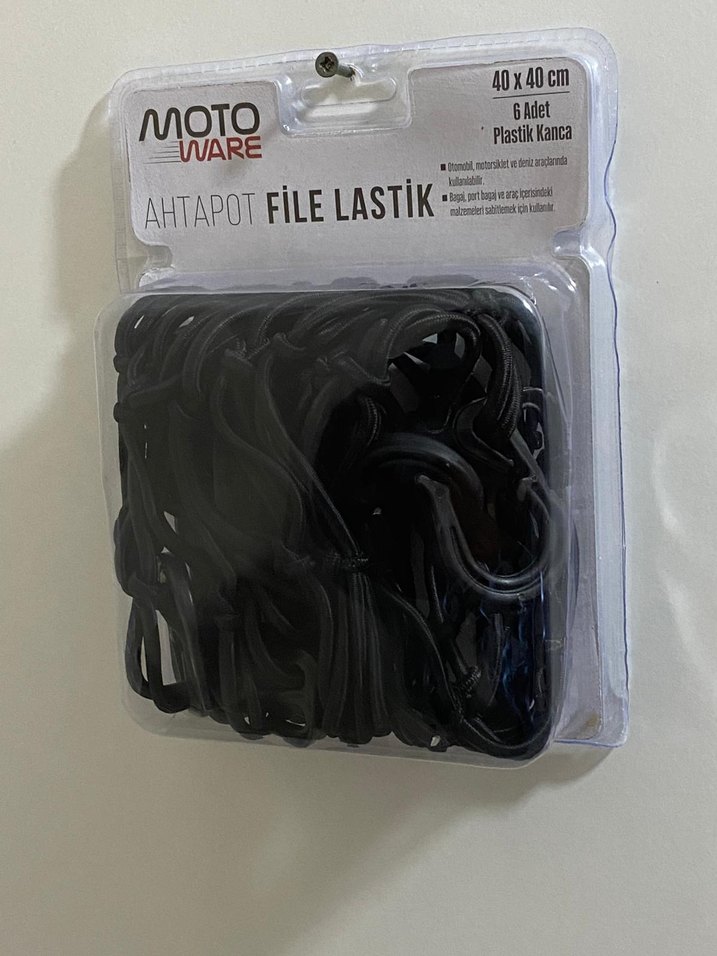 MOTO Ahtapot File Lastik 40x40 cm, Plastik Kancalı - Görsel 3