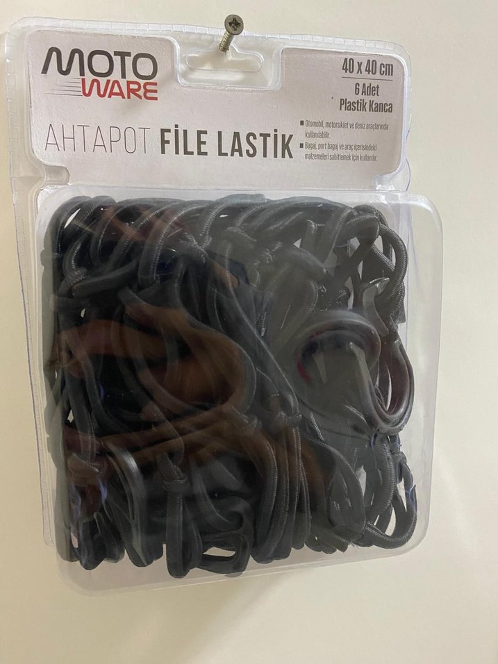 MOTO Ahtapot File Lastik 40x40 cm, Plastik Kancalı - Görsel 2