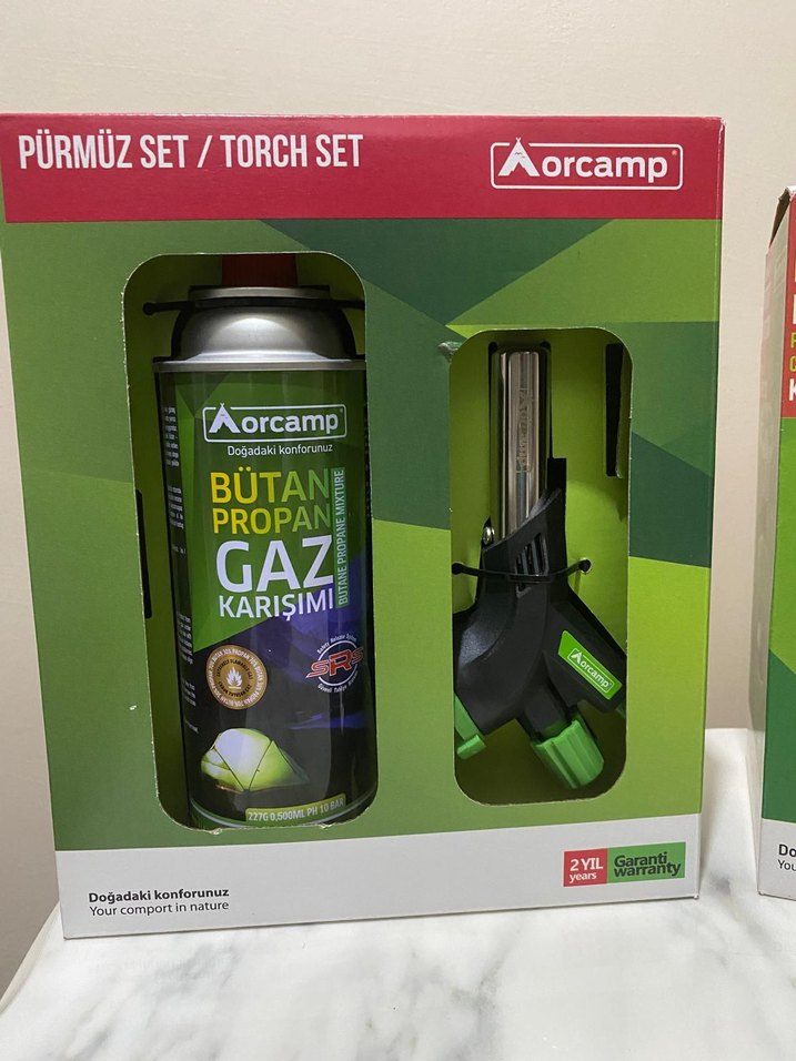 Aorcamp Butan Propan Gaz Karışımı Pürmüz Seti - Görsel 2