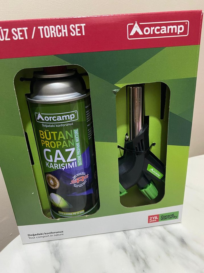 Aorcamp Butan Propan Gaz Karışımı Pürmüz Seti - Görsel 3