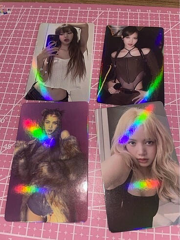 Holgramlı lisa lomocard blackpink