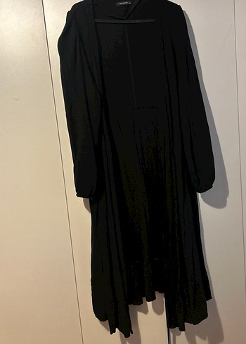 Siyah Sokak Stili Kadın anvelop elbise - Görsel 3