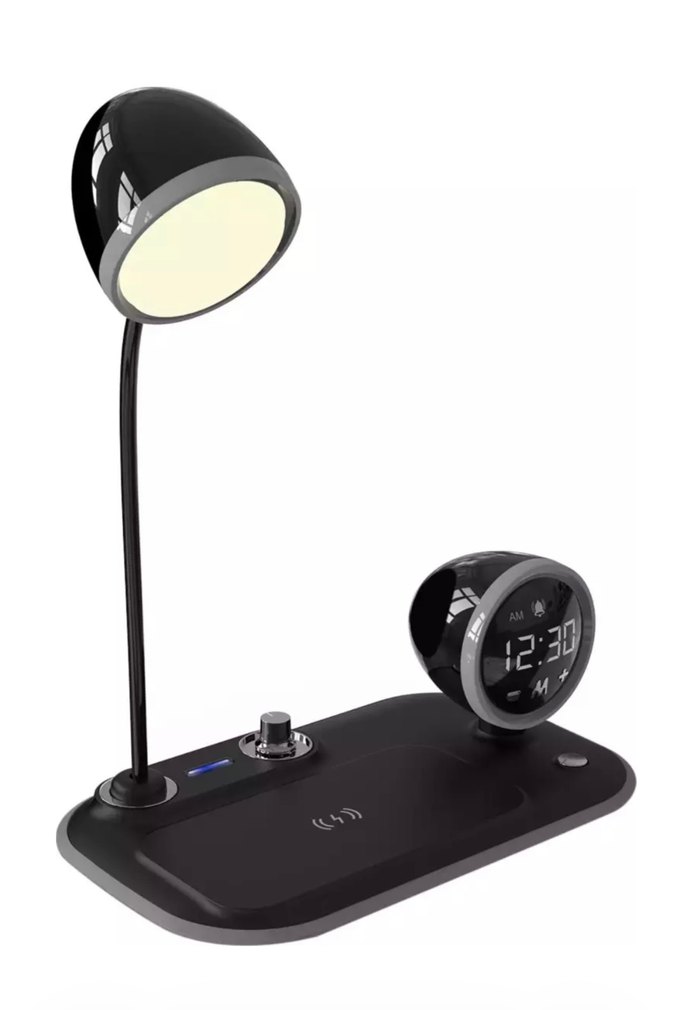 Siyah Çok Fonksiyonlu Telefon Şarj Cihazı - Görsel 3