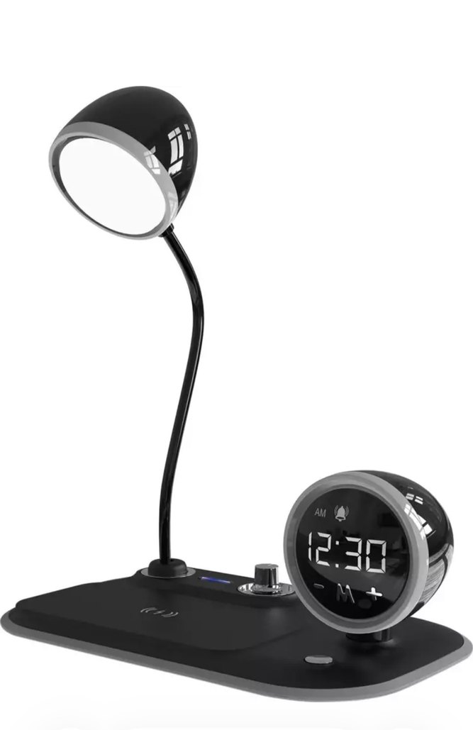 Siyah Çok Fonksiyonlu Telefon Şarj Cihazı - Görsel 5