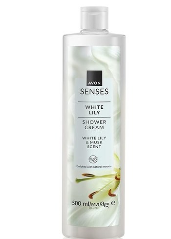 Avon Senses White Lily Köpük Banyosu 500 ml - Görsel 5