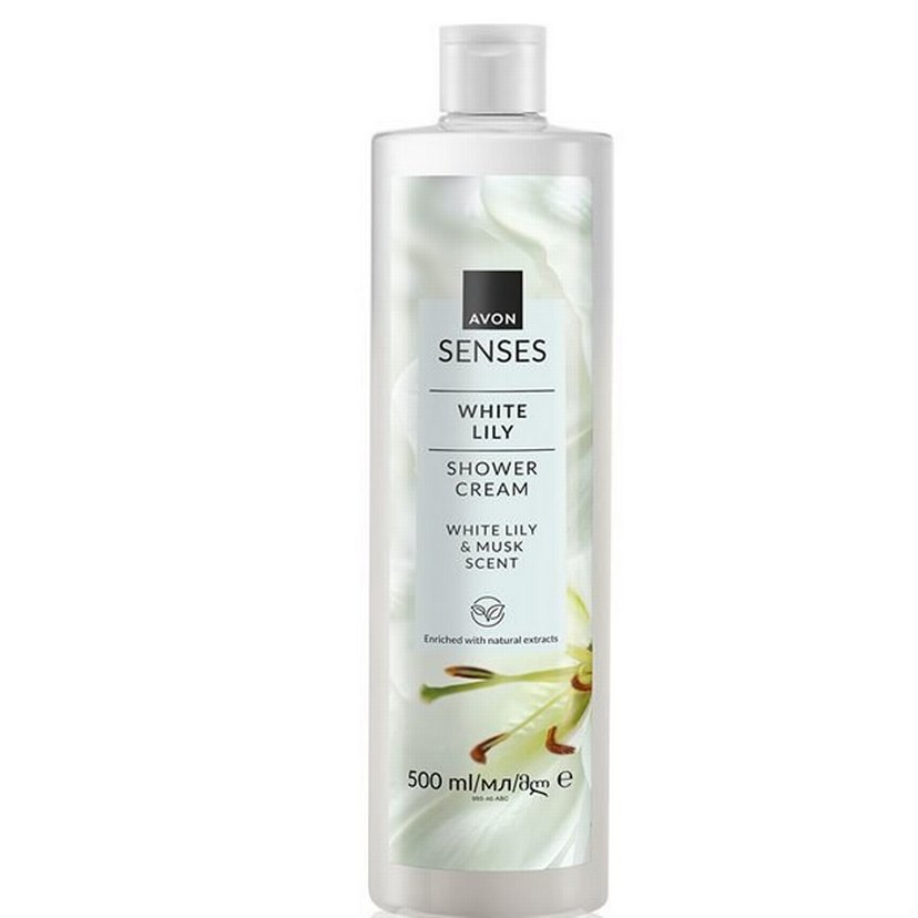 Avon Senses White Lily Köpük Banyosu 500 ml - Görsel 5