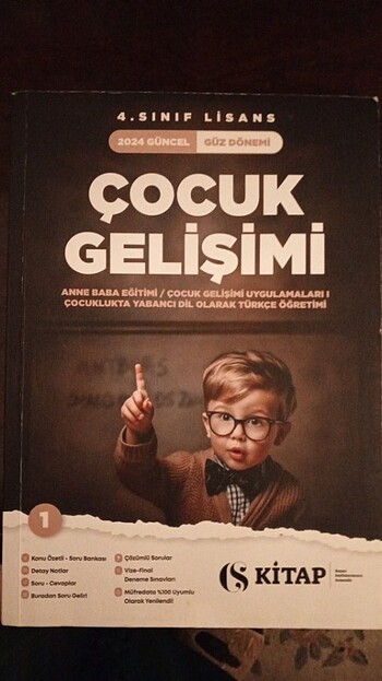 Çocuk gelişimi 4.sınıf güz dönemi cs kitap