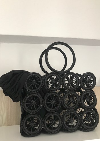 Siyah Bohem Kadın Çanta