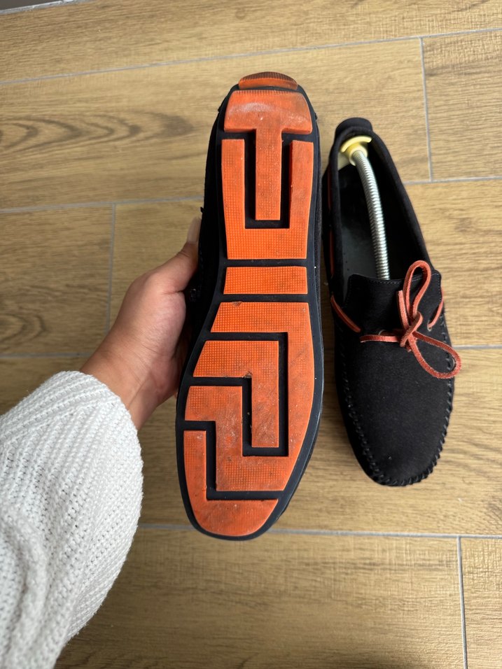 Lacivert Süet Erkek Loafer Ayakkabı inci marka 41 numara - Görsel 3