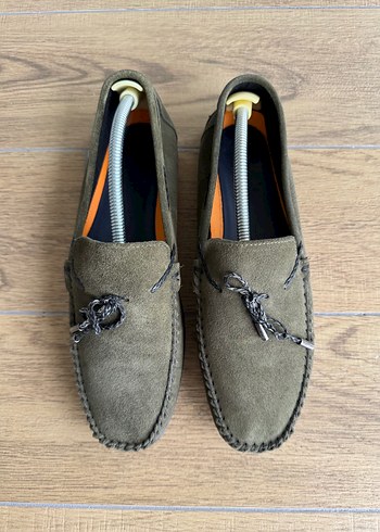 İnci marka haki Süet Erkek Loafer 41 numara - Görsel 4