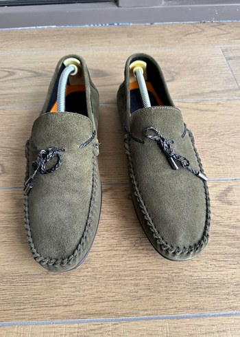 İnci marka haki Süet Erkek Loafer 41 numara - Görsel 3