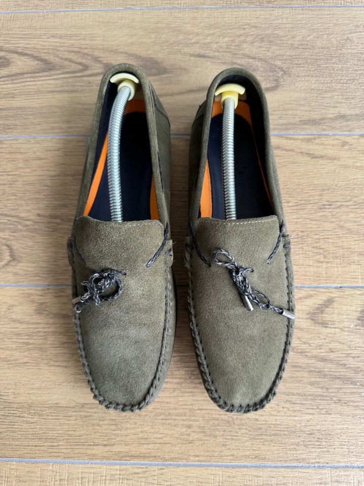 İnci marka haki Süet Erkek Loafer 41 numara - Görsel 4