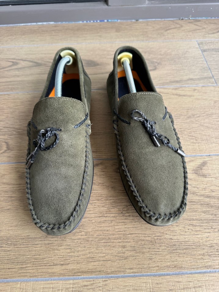 İnci marka haki Süet Erkek Loafer 41 numara - Görsel 3