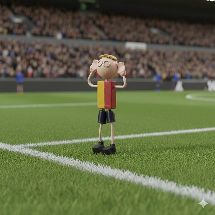 GS Taraftar Figürü - Özel Tasarım Gol Sevinci Heykelcik - Görsel 3