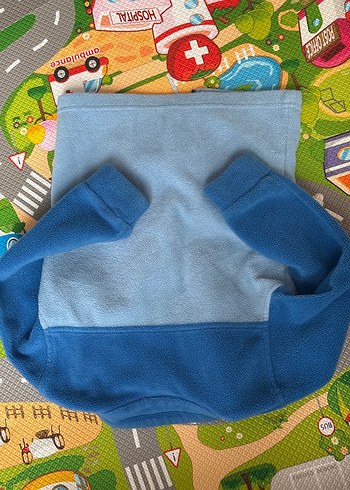 Erkek Çocuk Mavi Fermuarlı Colombia Ceket - Görsel 4