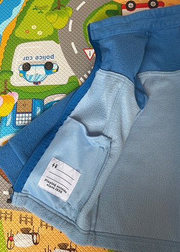 Erkek Çocuk Mavi Fermuarlı Colombia Ceket - Görsel 3