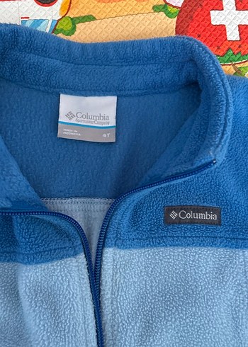 Erkek Çocuk Mavi Fermuarlı Colombia Ceket - Görsel 2