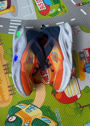 Çocuk Renkli Skechers Spor Ayakkabı - Görsel 2