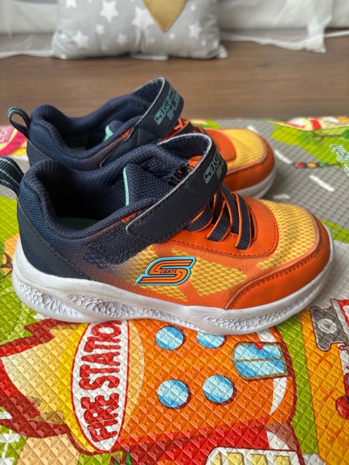 Çocuk Renkli Skechers Spor Ayakkabı - Görsel 5
