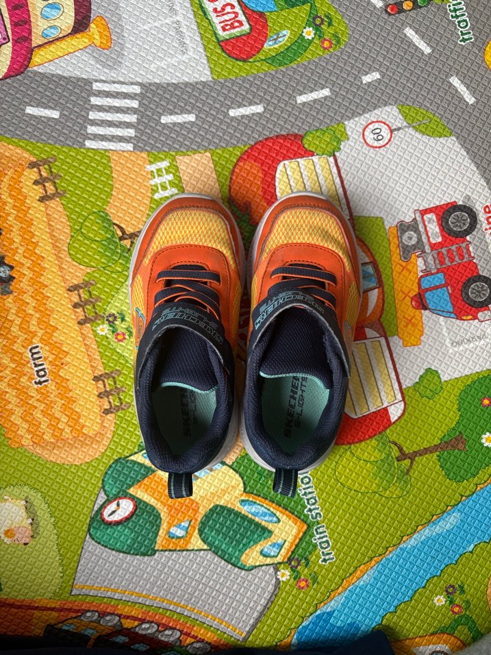 Çocuk Renkli Skechers Spor Ayakkabı - Görsel 3