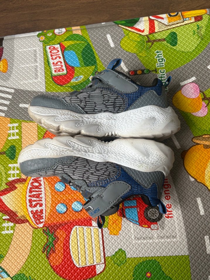 Gri Köpekbalıklı Erkek Çocuk Spor Ayakkabı - Görsel 5