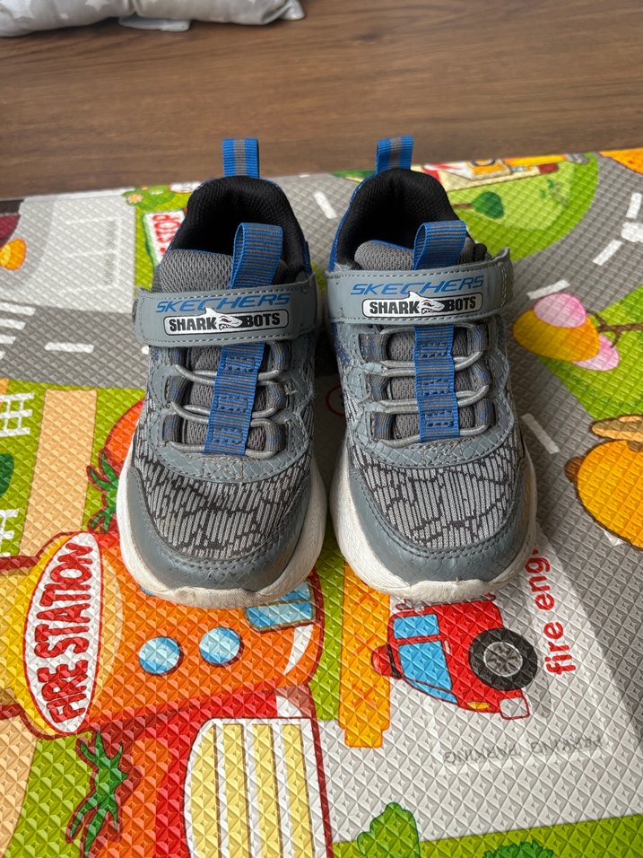 Gri Köpekbalıklı Erkek Çocuk Spor Ayakkabı - Görsel 2