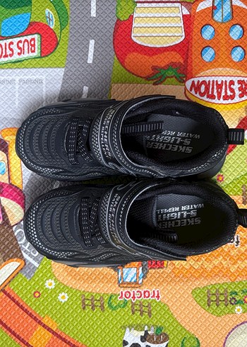 Skechers Erkek Çocuk Su Geçirmez Siyah Spor Ayakkabı - Görsel 4