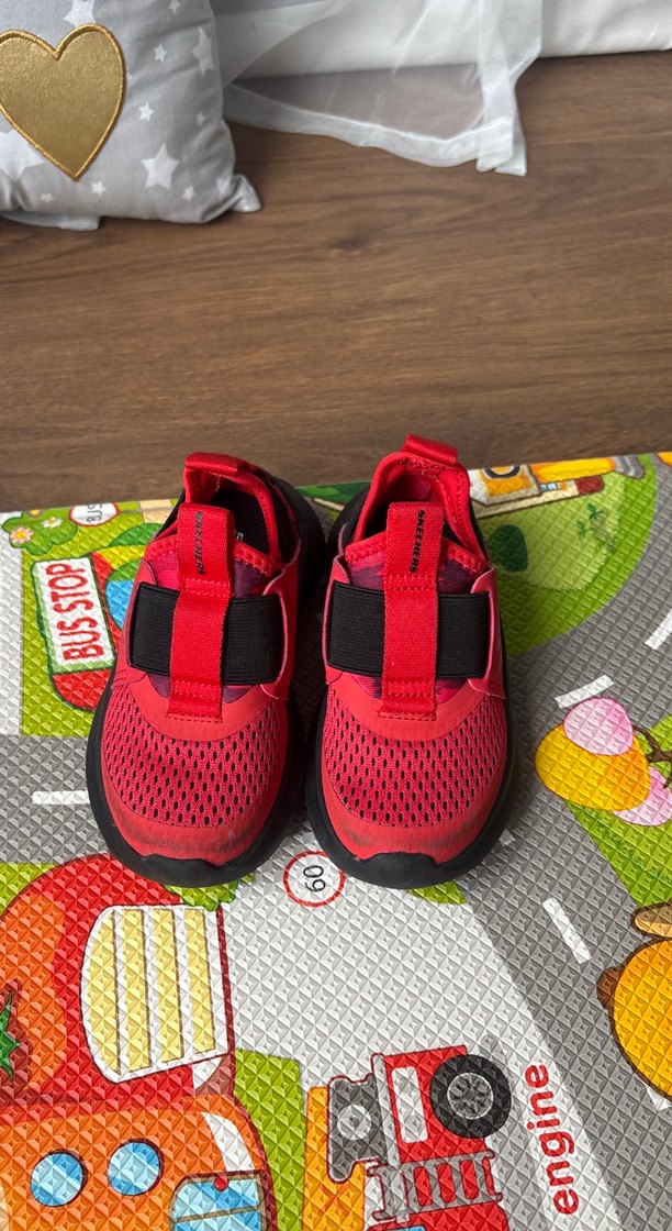 Kırmızı Erkek Çocuk Skechers Spor Ayakkabı - Görsel 2