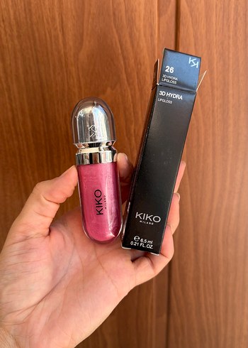 Kiko 3D Hydra Parlak Pembe Ruj 26