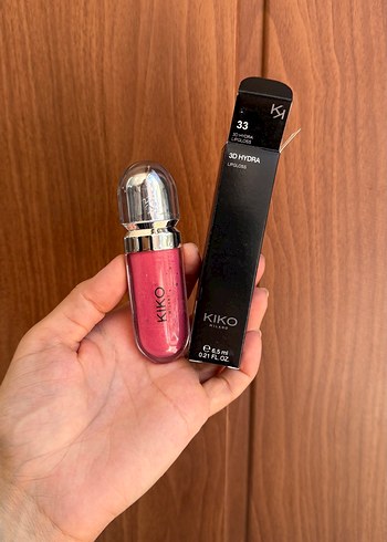 KIKO 3D Hydra Parlak Pembe Ruj 33